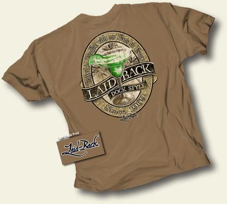 The Clearwater Margarita tee @ www.laidbackusa.com - The ultimate 'after boating' t shirt!