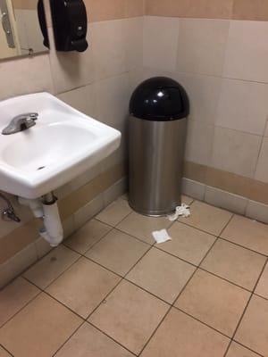 I keep reading about Northpark's clean bathrooms. This one clearly has been forgotten about.