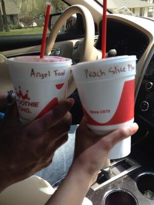 His and hers smoothies!