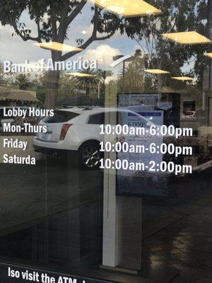 Open at 10am ?  I thought bank open at 9 AM?