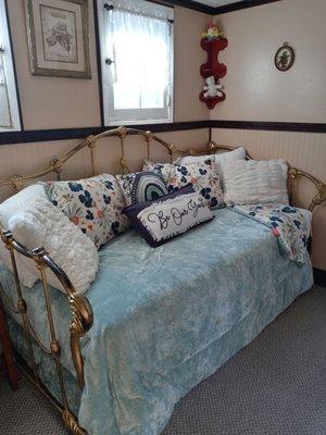 One of the beds in the Children's Suite