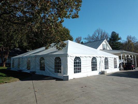 40X50 Frame Tent with Side walls