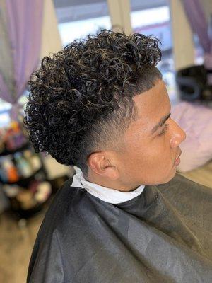 Clipper cut taper fade