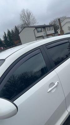 50% tinted front windows