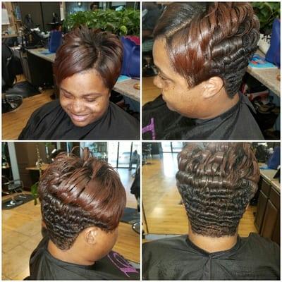 Press & curl by Stephanie