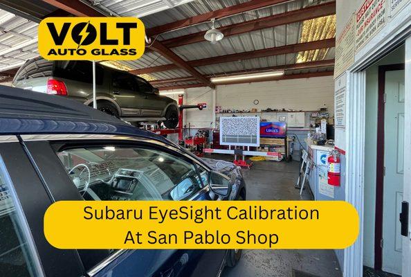 Subaru EyeSight Calibration At San Pablo Shop