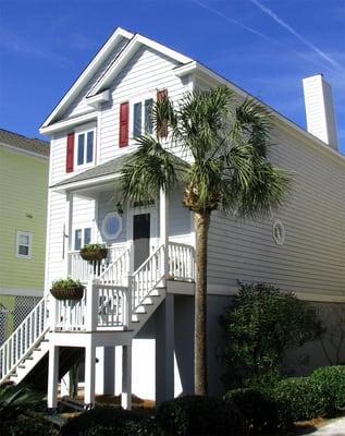 This is a house we painted in Isle of Palms.