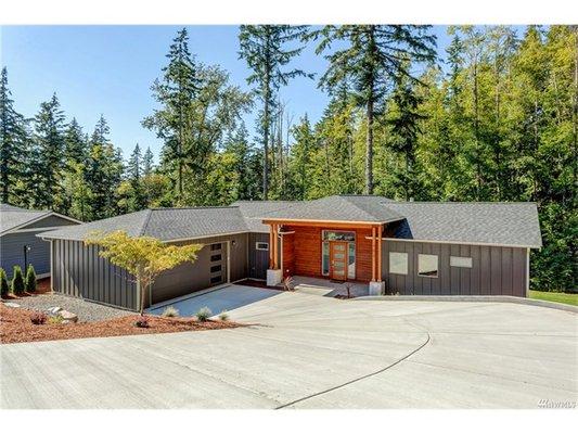 Modern home - Northwest contemporary. New Construction home sale. Bellingham, WA