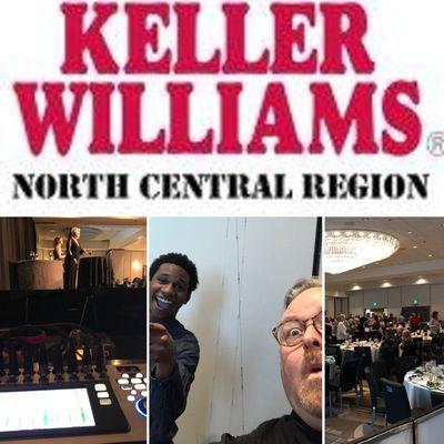 Keller Williams awards dinner dance. We provided 2 wireless lapel microphones, a wireless handheld microphone, PowerPoint, video, and DJ.