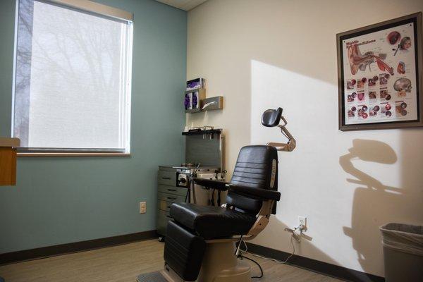 Iowa ENT Center exam room