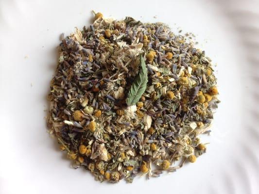 This herbal tea includes mint, lavender, chamomile and other wonderful herbs. Call us today to start your journey toward better health!