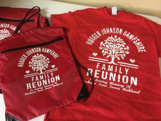 Family reunion shirts