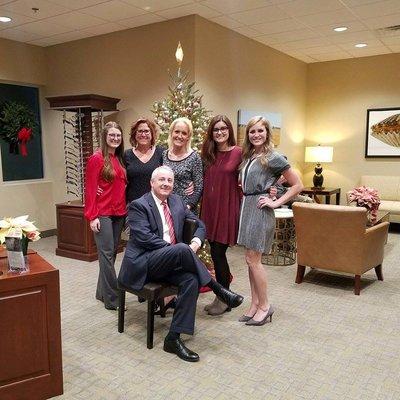 Our Team - Dr. Paul with Dr. Price, Meghan, Brittany, Cassie and Kim all dedicated to providing the best patient care