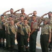 Scouts salute