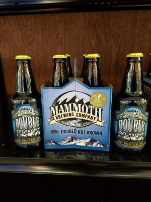 Award winning Double Nut Brown craft beer from Mammoth Brewing Company! Available in 6 pack bottles.