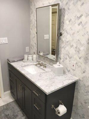 Bathroom remodel.