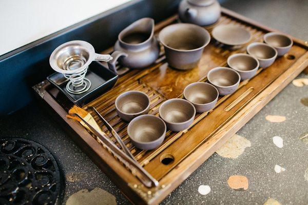 Enjoy a cup of tea at our tea bar!