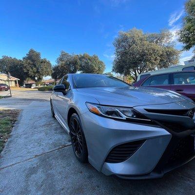 2020 Toyota Camry clean and shiny.