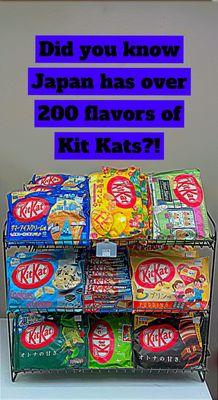 We have an outstanding Kit Kat Selection! Our current favorites being: Summer Ice Cream, Mont Blanc and Cookies and Cream!