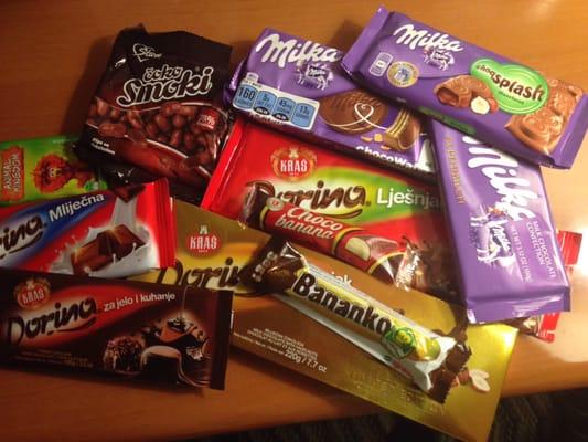 Went on buying chocolates from mainly the Balkans, and some from Europe in general. Best thing I tried was Coco Smoki.