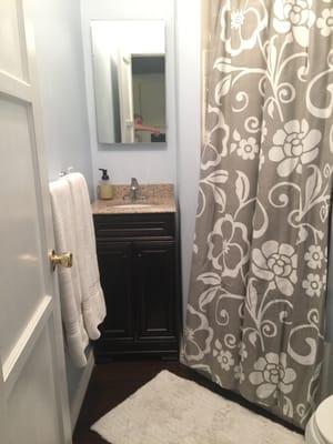 Finished Guest Bathroom. Beautiful!