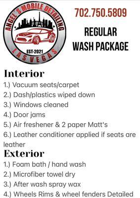 Regular Wash Package