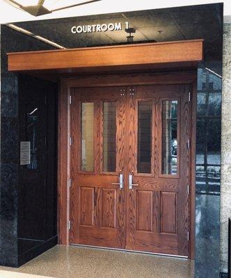 Courtroom One of the OKC Municipal Court