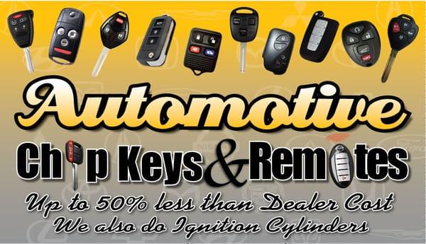 Chip keys and remotes