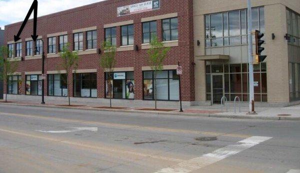 Front of Mayo Health Pharmacy building, on N Barstow St