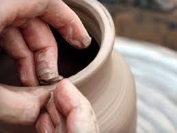 Try a pottery wheel class