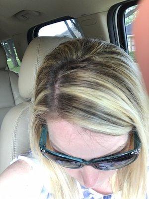 Full, blonde highlights