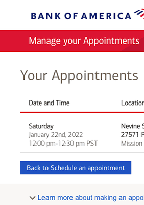 Made an appointment online, but the are not open on Saturdays.