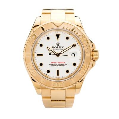 Yellow Gold Rolex Yacht-Master.