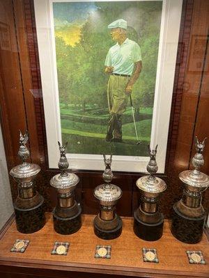 US Open trophies