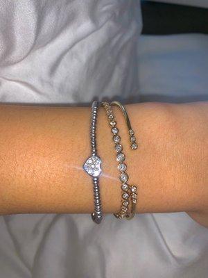 Beautiful bracelets all from Lisa T!! The best jeweler you'll find.