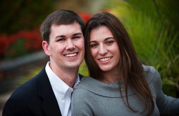 Dr. Matthew Olmsted is all smiles with his wife Câline.