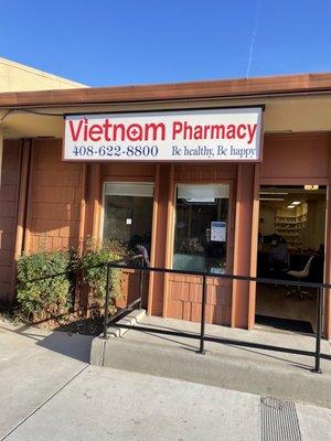 Viet Pharmacy had a ramp for ADA customers