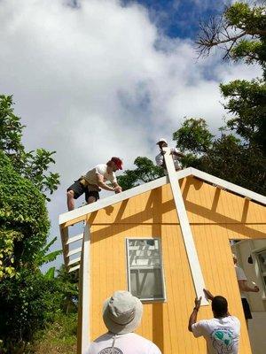 Building homes in the Caribbean for families in need.