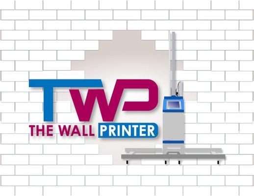 Logo for The Wall Printer vertical painting machine for wall murals