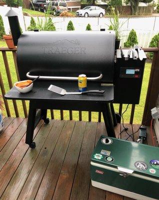 Our Traeger we got here