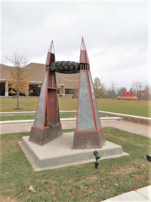 Portal for the Agrarian by Greg Mueller is a permanent addition to the campus