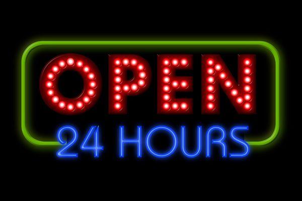 Open 24/7