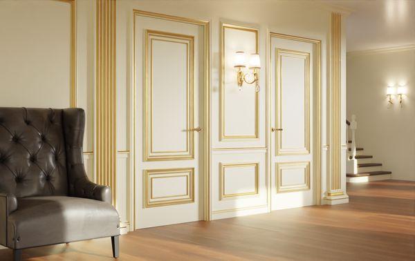 This interior door collection was inspired by the Villa Saraceno, located in Agugliaro, Province of Vicenza, northern Italy.