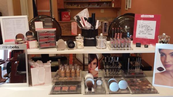 We carry Mirabella make-up.