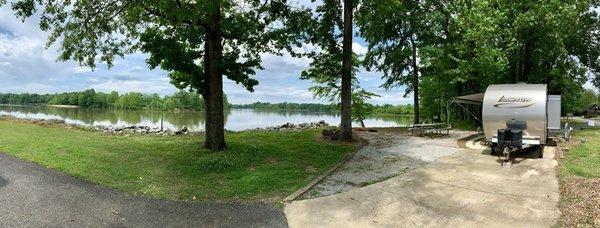 View of the Black Warrior River from Jennings Ferry Campground.