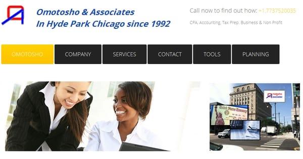 Omotosho & Associates CPA LLC
 1525 E 53rd Street Suite 620 Chicago IL 60615 US
 Hyde Park bank Bldg www.omotoshocpa.net