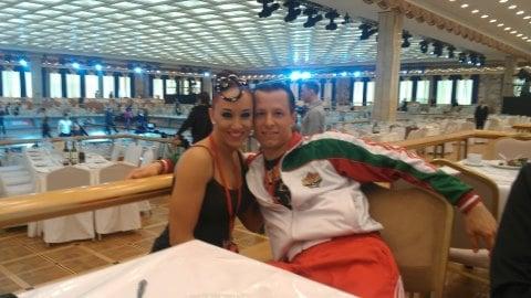 Simeon and Kora in Moscow for the World Professional Standard Championships