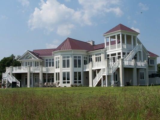 Custom home - rear elevation