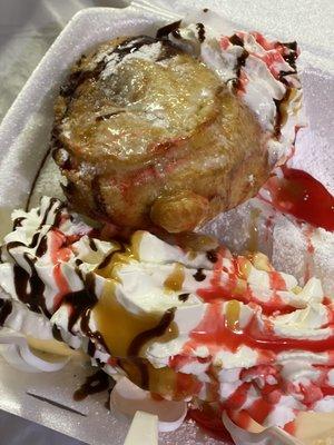 Fried Cheesecake Sundae