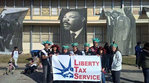 Liberty Tax at the 2016 MLK March, San Antonio!!!